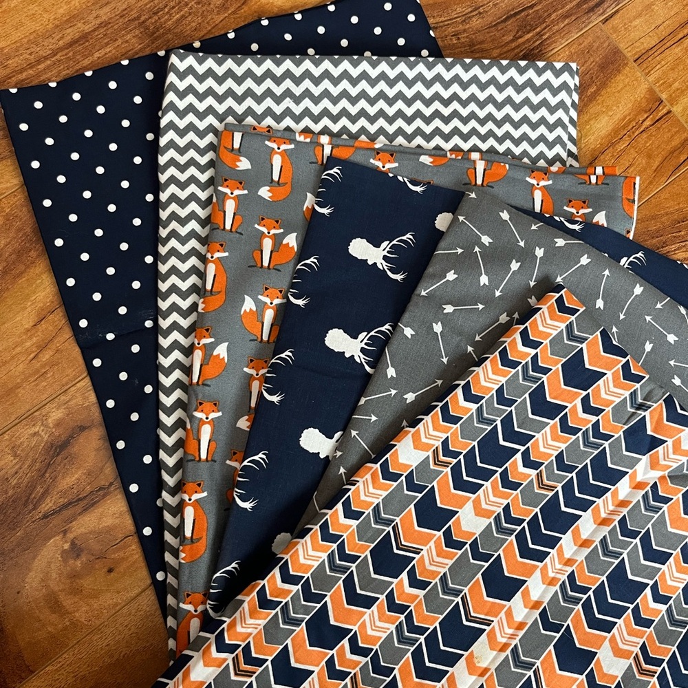 Woodland Themed Nursery Fabric